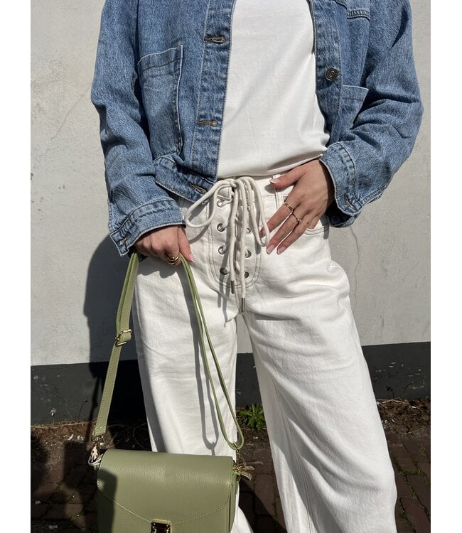 MITCH BROEK (ECRU-OFF WHITE)