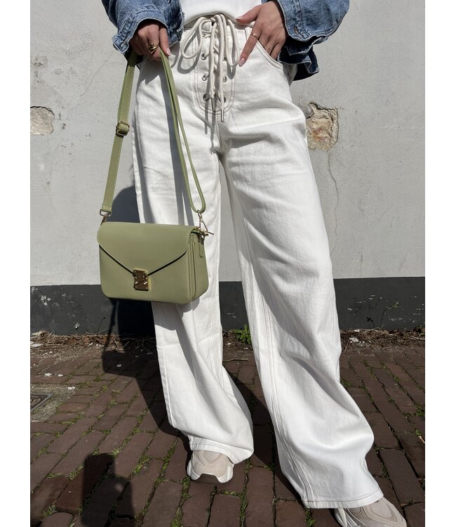 MITCH BROEK (ECRU-OFF WHITE)