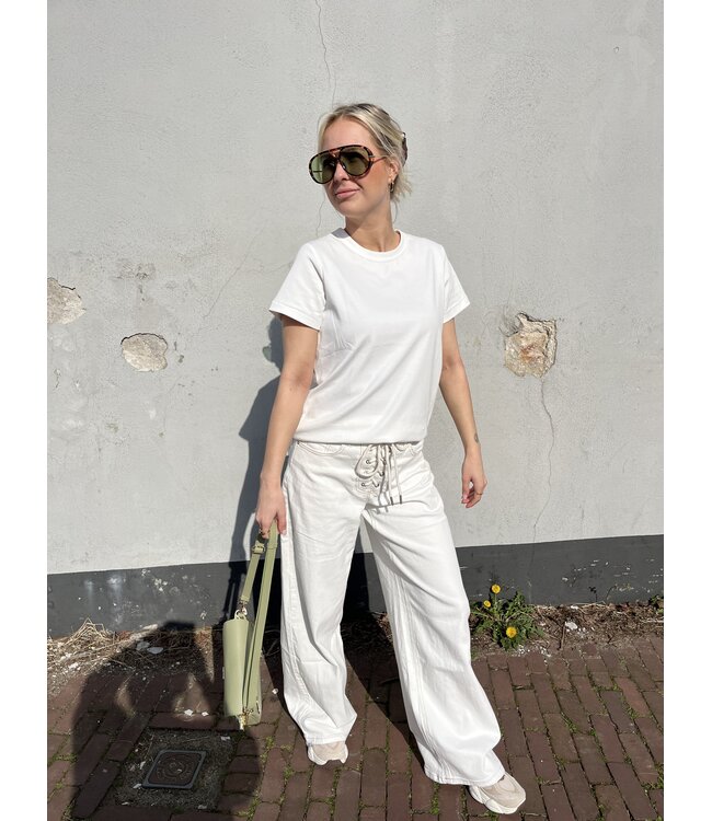 MITCH T-SHIRT (ECRU-OFF WHITE)