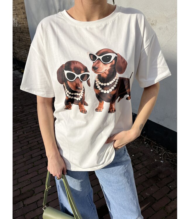 MITCH T-SHIRT (ECRU-OFF WHITE)