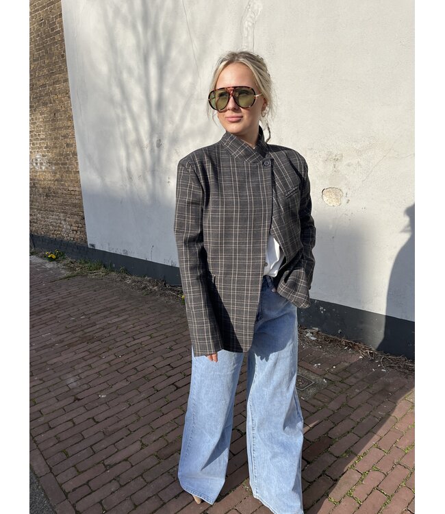 MITCH BLAZER (GRIJS COMBI)