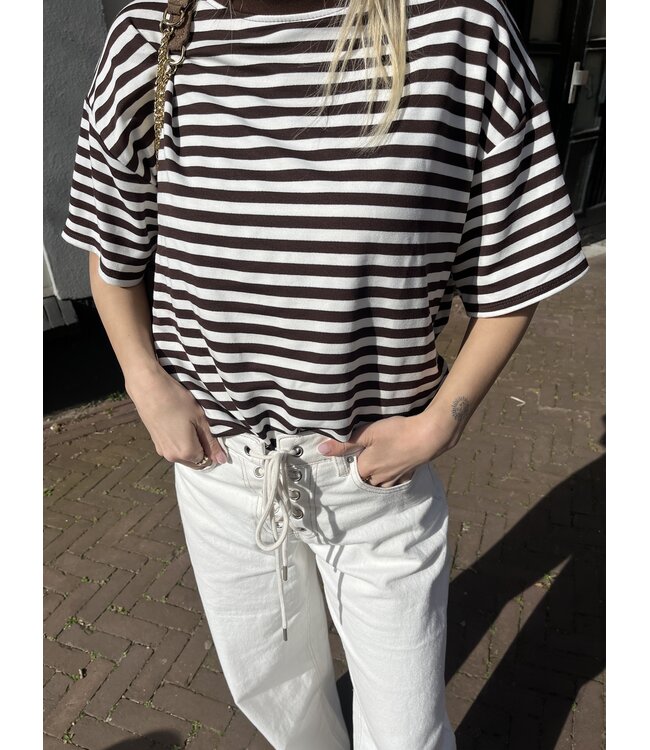 MITCH T-SHIRT (BRUIN COMBI)