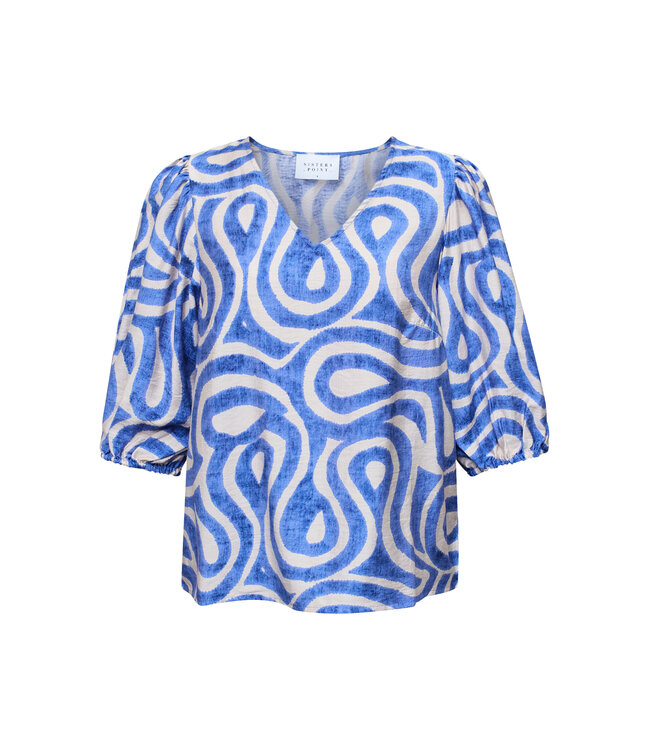 SISTERSPOINT TOP (BLAUW COMBI)