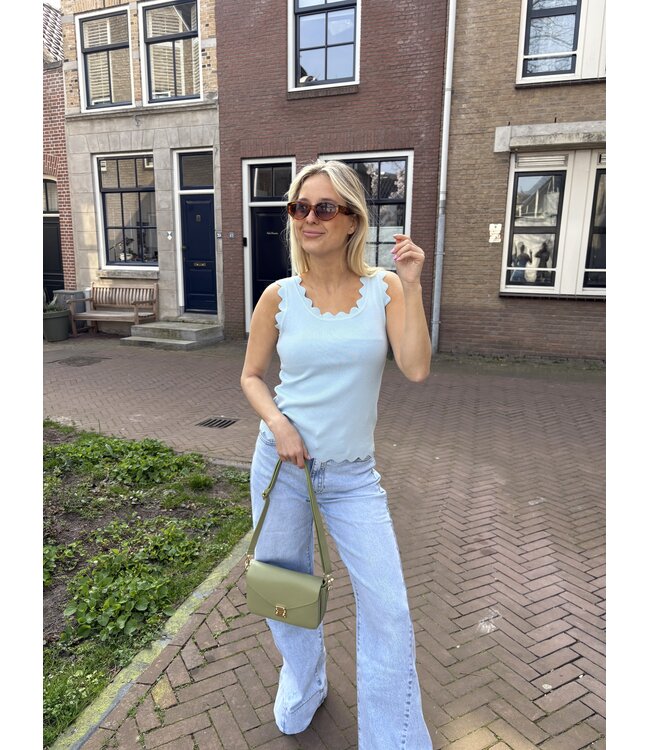 MITCH T-SHIRT (BLEU AQUA)