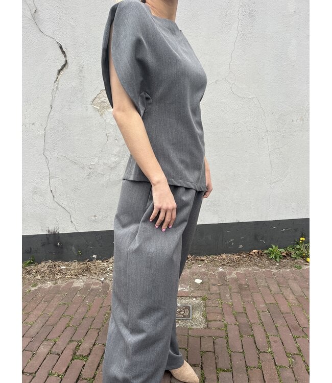 MITCH TOP (ANTRACIET)