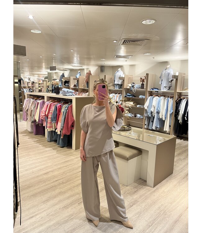 MITCH TOP (TAUPE)