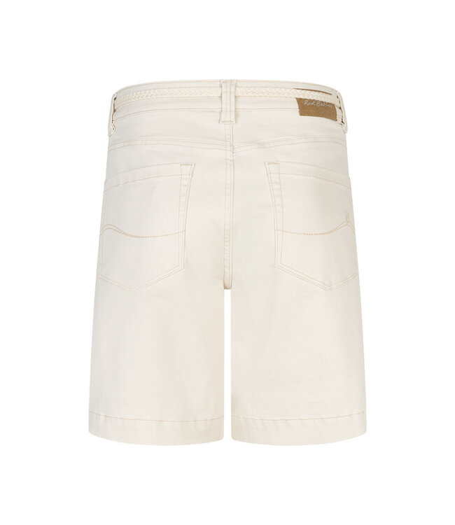 RED BUTTON SHORT (ECRU-OFF WHITE)