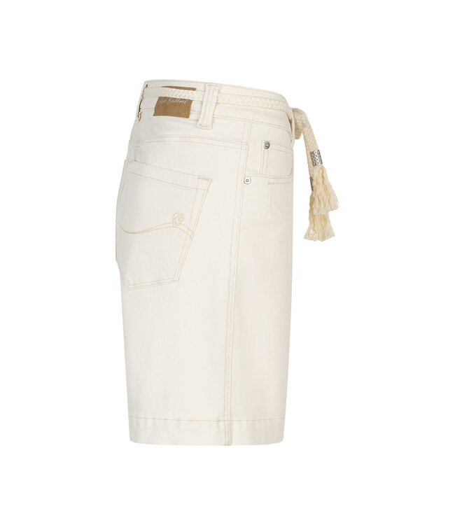 RED BUTTON SHORT (ECRU-OFF WHITE)