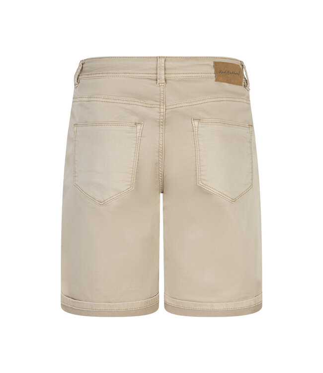 RED BUTTON SHORT (TAUPE)