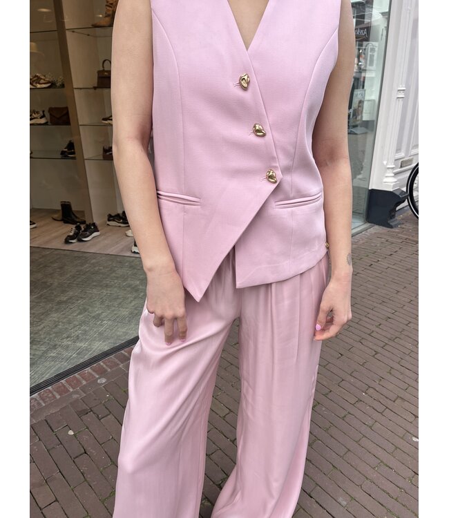 NUKUS GILET (ROSE-NUDE)