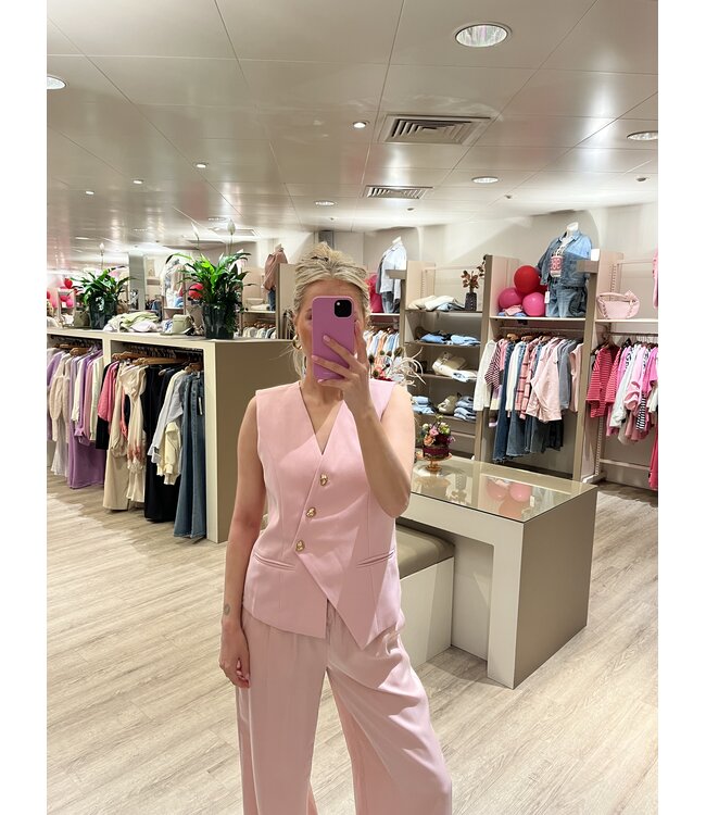 NUKUS GILET (ROSE-NUDE)