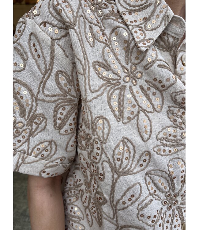 NUKUS BLOUSE (BEIGE)