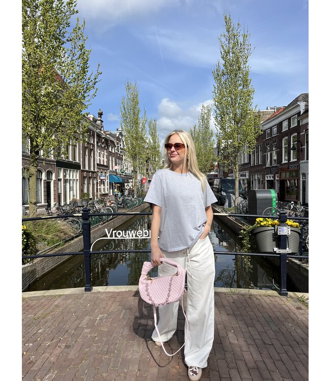 ICHI T-SHIRT (GRIJS)