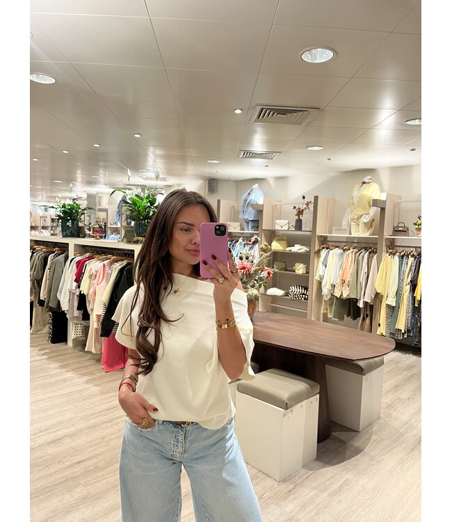 MITCH TOP (ECRU-OFF WHITE)