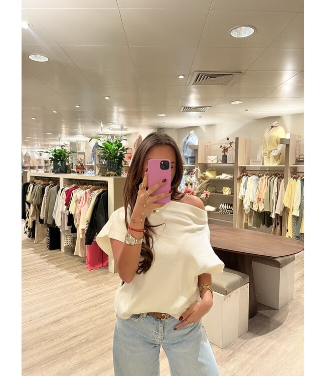 MITCH TOP (ECRU-OFF WHITE)