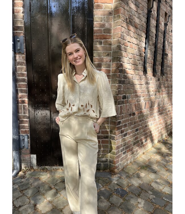 MITCH BLOUSE (BEIGE)