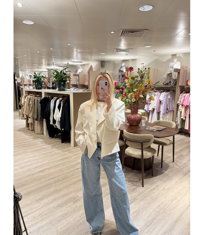 AMBIKA BLAZER (ECRU-OFF WHITE)