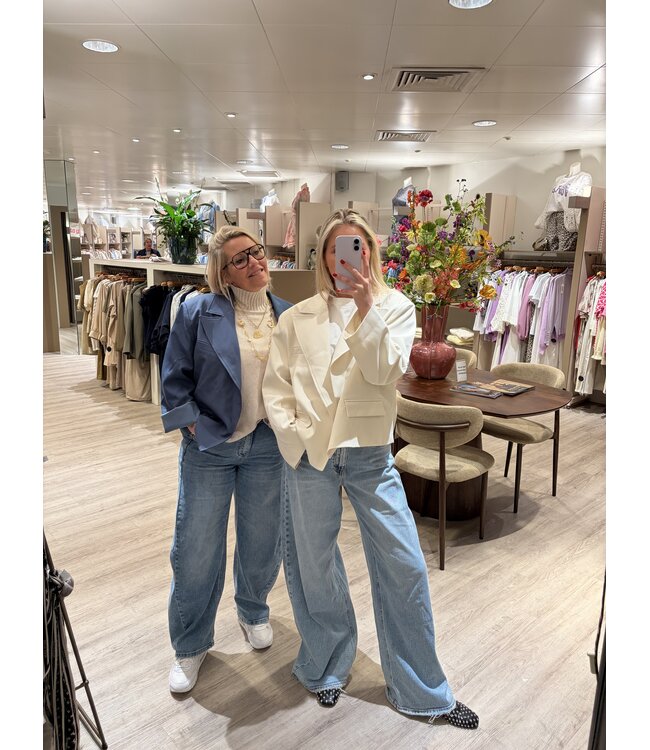 AMBIKA BLAZER (ECRU-OFF WHITE)