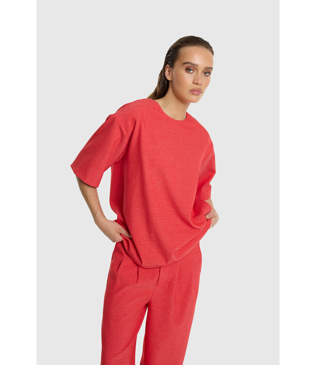 REFINED T-SHIRT (ROOD)