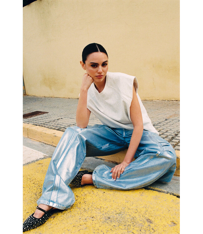 REFINED TOP (ECRU-OFF WHITE)