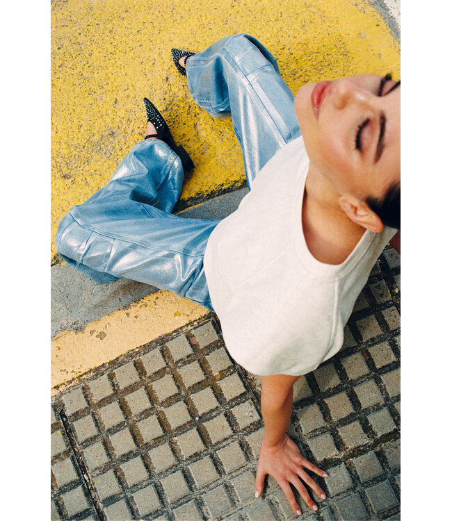 REFINED TOP (ECRU-OFF WHITE)