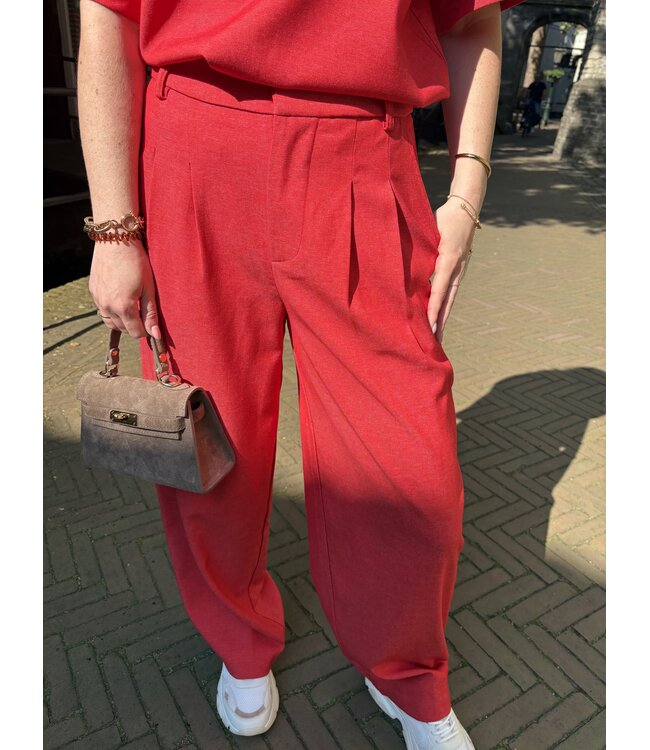 REFINED BROEK (ROOD)