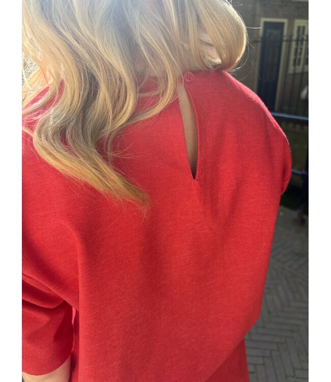 REFINED T-SHIRT (ROOD)