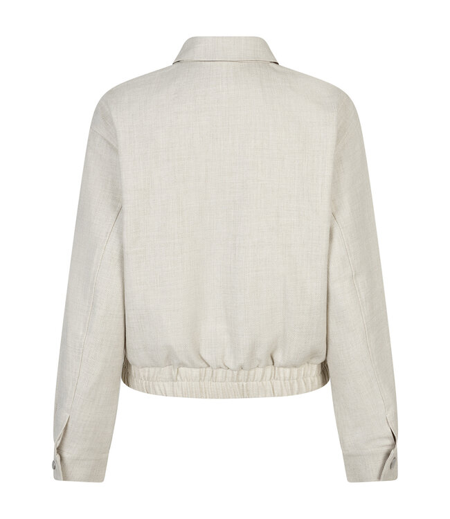 RED BUTTON JACK (BEIGE)