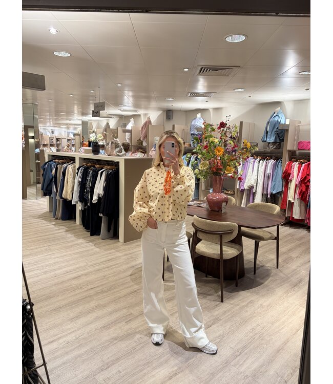 MITCH BROEK (ECRU-OFF WHITE)