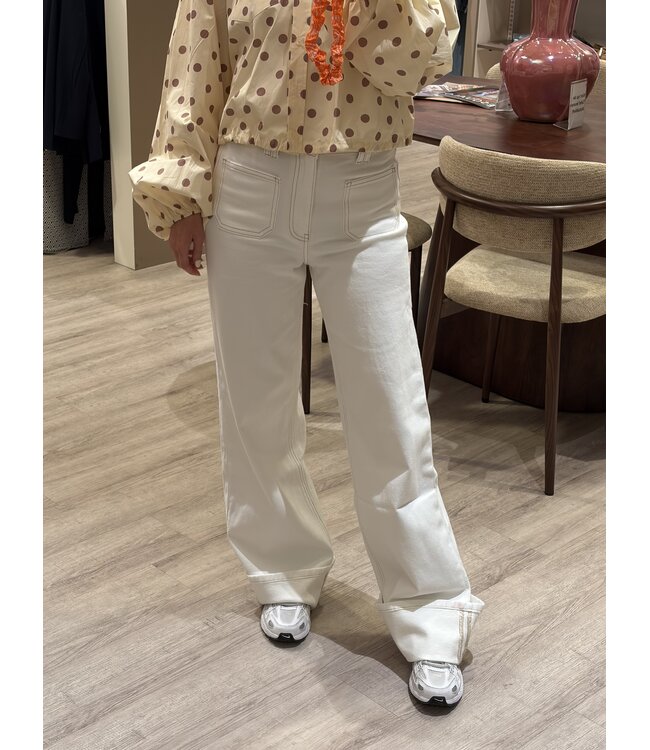 MITCH BROEK (ECRU-OFF WHITE)
