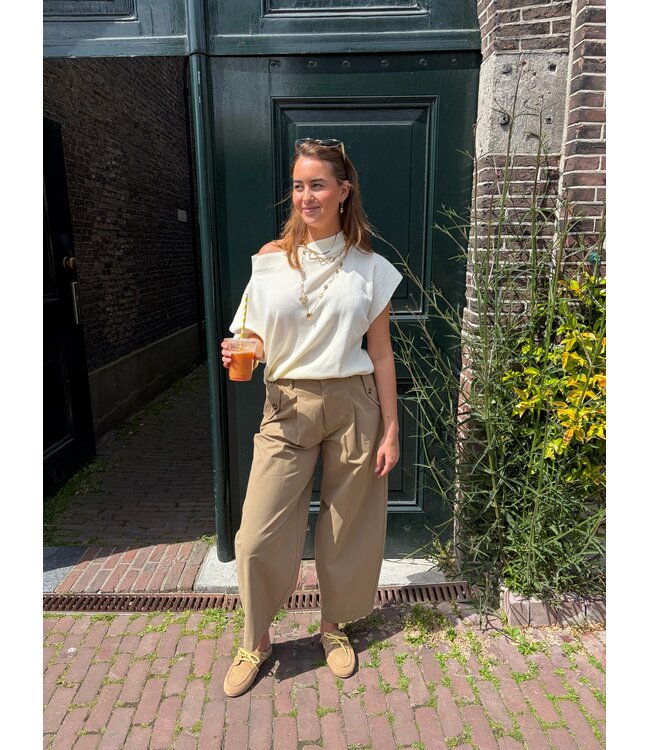SISTERSPOINT BROEK (KHAKI)