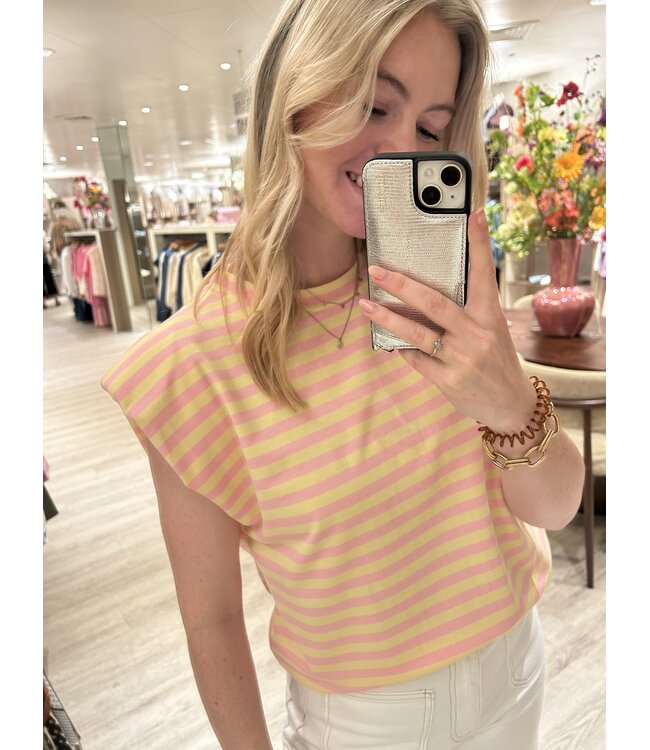 MITCH T-SHIRT (ROSE COMBI)
