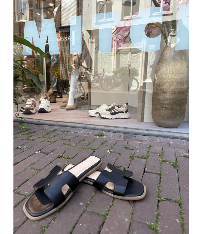 MITCH SLIPPERS (ZWART)