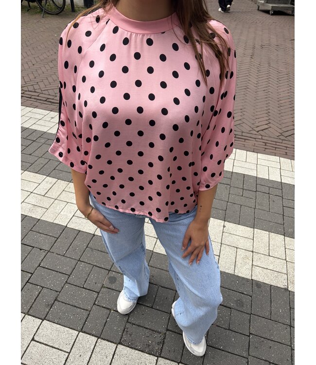 TURQUOISE T-SHIRT (ROSE COMBI)