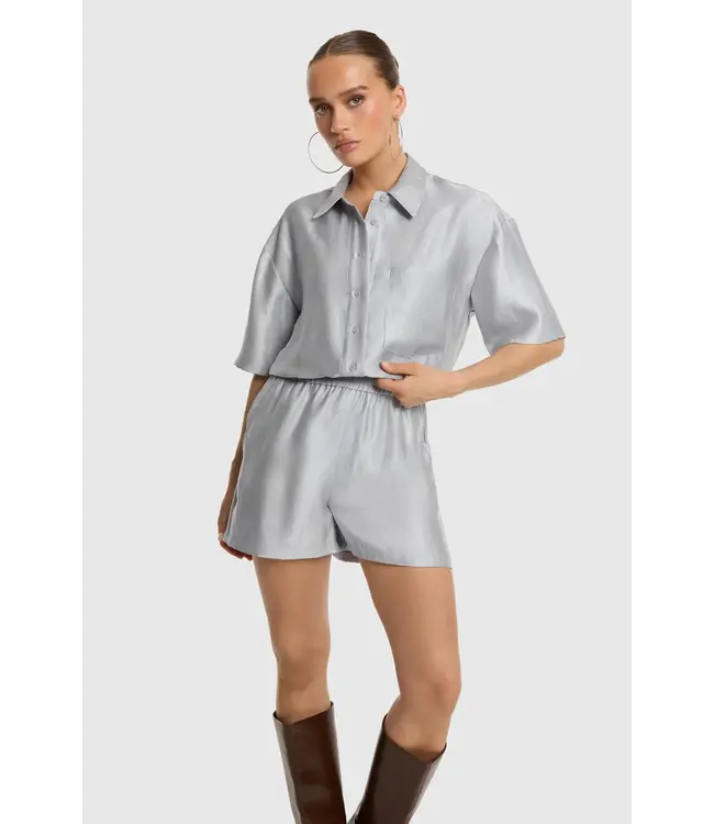 REFINED BLOUSE (ZILVER)