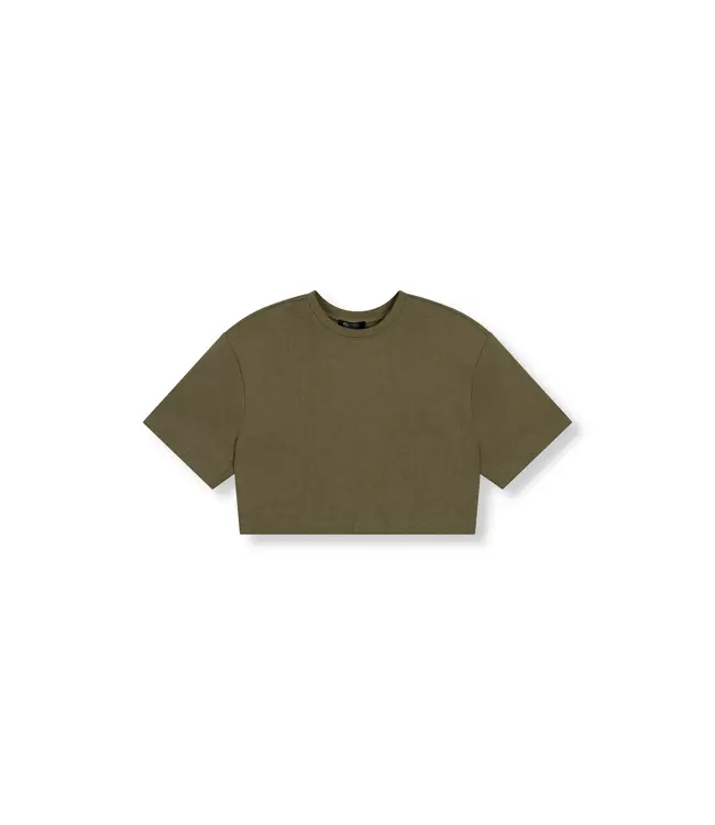 REFINED T-SHIRT (DONKER GROEN)
