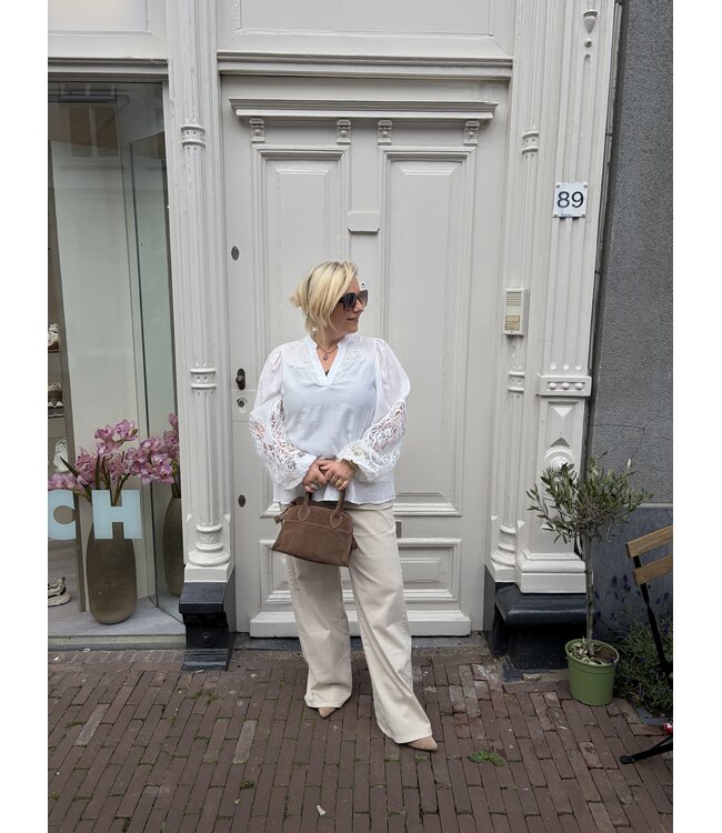 MITCH TOP (ECRU-OFF WHITE)