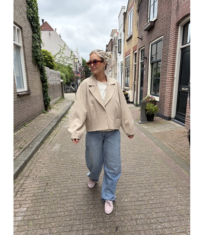 SISTERSPOINT BLAZER (TAUPE)