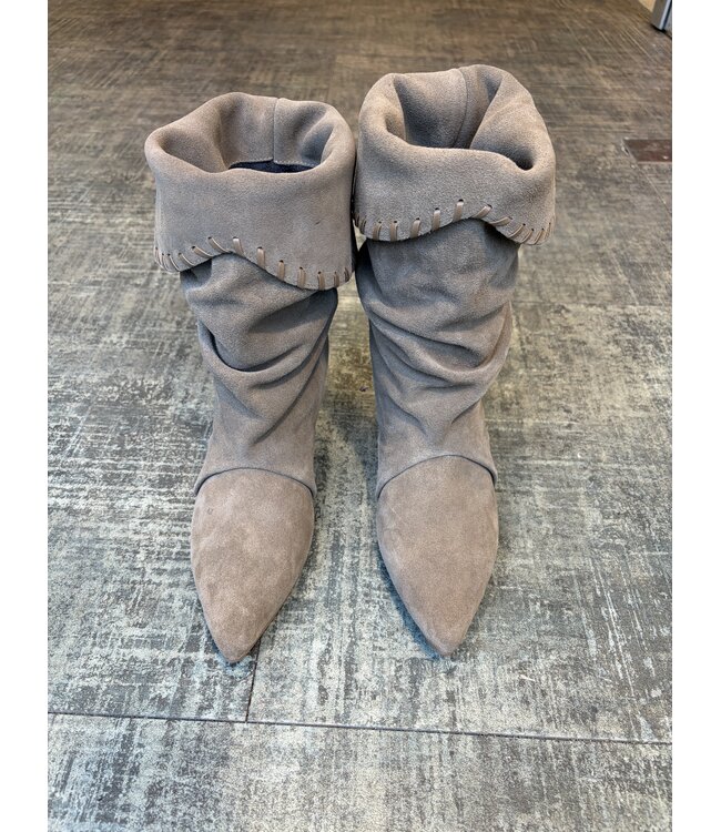 SHOECOLATE ENKEL MID HAK KORT (TAUPE)