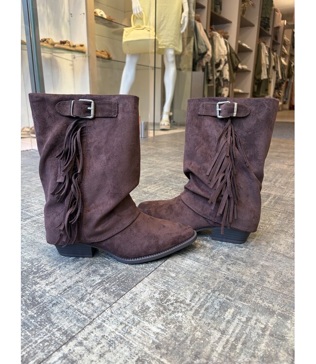 LA STRADA COWBOY BOOTS (DONKERBRUIN)