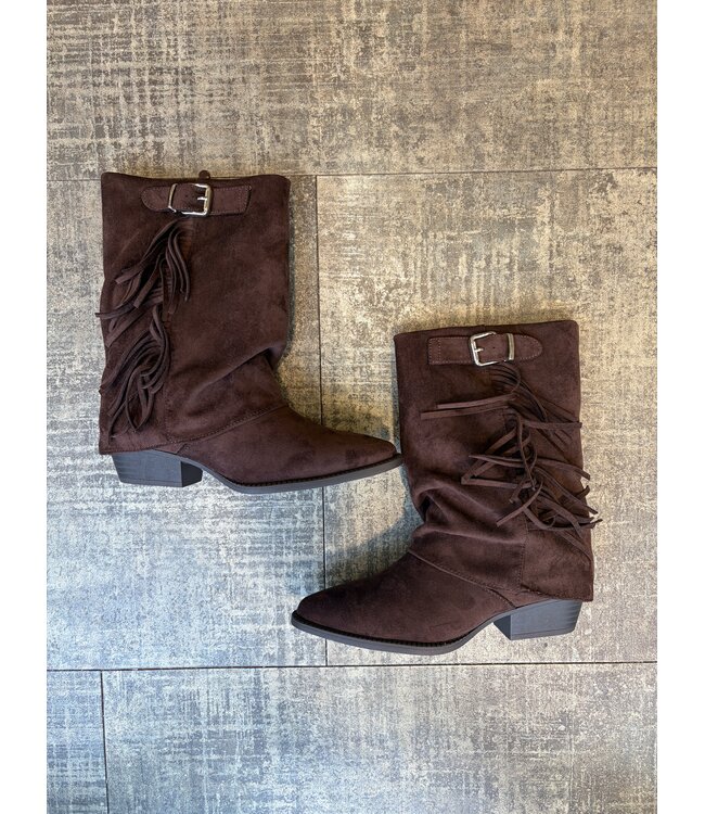LA STRADA COWBOY BOOTS (DONKERBRUIN)