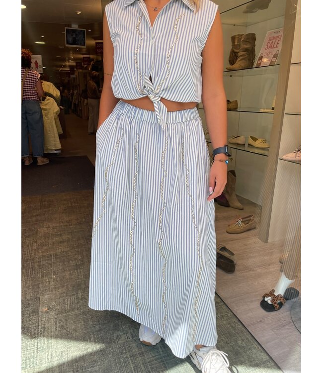 MITCH ROK (BLAUW COMBI)