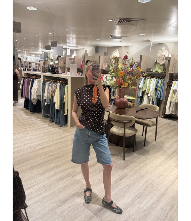 MITCH TOP (ROOD COMBI)