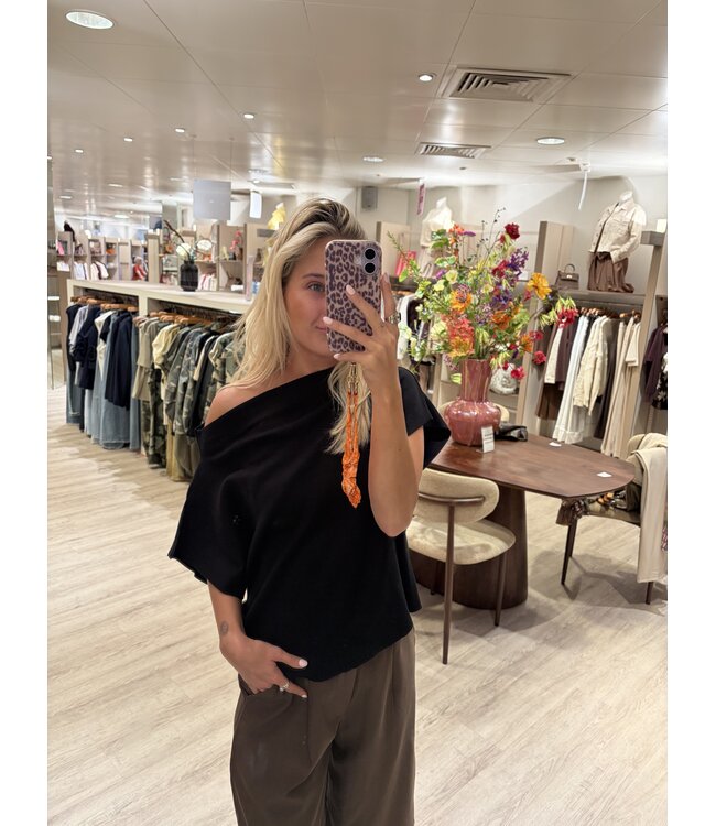 MITCH TOP (ZWART)