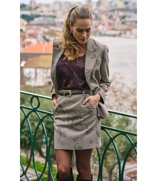 ESQUALO KORTE ROK (BRUIN COMBI)