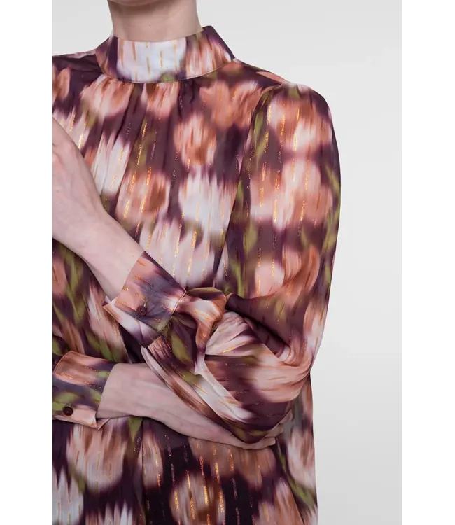 GEISHA BLOUSE (PAARS COMBI)