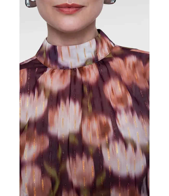 GEISHA BLOUSE (PAARS COMBI)