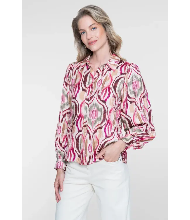 GEISHA BLOUSE (ROSE COMBI)