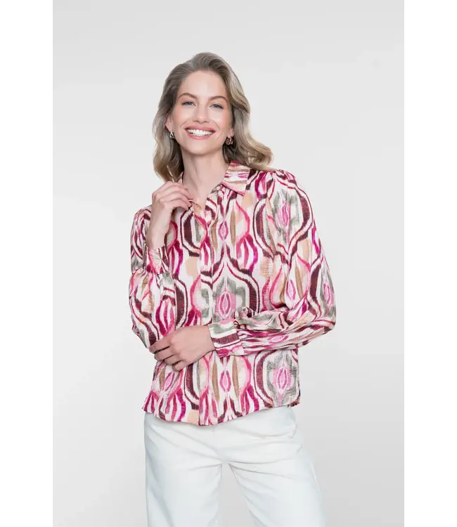 GEISHA BLOUSE (ROSE COMBI)