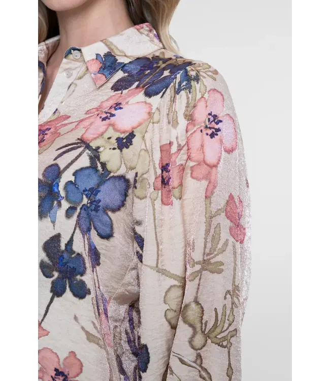 GEISHA BLOUSE (BEIGE COMBI)